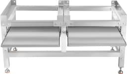 Wasmachineverhoging 268 kg, Wasmachine Verhoger Voetstuk 122 x 66 x 56 cm, Wasmachine Basisstandaard met 2 Plank, Wasmachine Basis Aluminiumlegering en Roestvrij Staal, Onderstel Voor Wasmachine — thumbnail 5