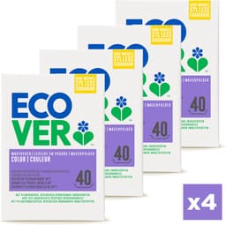 Ecover - Waspoeder Kleur - Voordeelverpakking 4 x 3 kg - Krachtige vlekverwijdering vanaf 30 °C - Behoudt kleur & vermindert katoenpluis — thumbnail 1