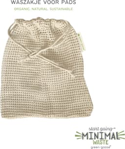 green-goose® Biokatoenen Waszak | 6 Stuks | 18x21 cm | Duurzaam en Milieuvriendelijk — thumbnail 2