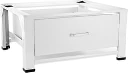 Stevige wasmachine verhoger Bas, gelast en verstelbaar model met houte — thumbnail 1