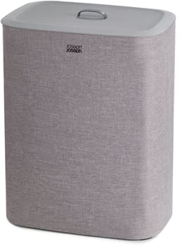 Joseph Joseph Tota Wasmand - 2 Compartimenten – Was Sorteren – 90 Liter - Grijs — thumbnail 1