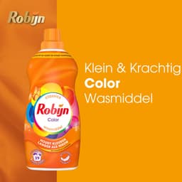 Robijn - Vloeibaar Wasmiddel - Klein & Krachtig - Color - Voordeelverpakking - 2 flessen - 78 Wasbeurten — thumbnail 3