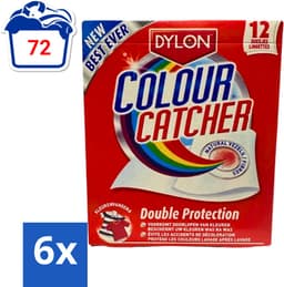 Dylon - Colour Catcher - Voorkomt doorloop van Kleuren - 12 Doekjes - Voordeelverpakking - 6 stuks — thumbnail 1