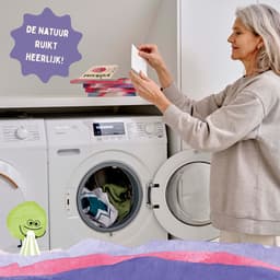 YOKUU Probiotische Wasstrips - 64 Wasbeurten - Lavendel Geur - Reis Wasmiddel - Ultra Geconcentreerd en Voorgedoseerd - Ecologisch Wasproduct — thumbnail 4