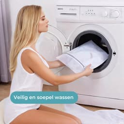 RENALUX - Waszakjes met Rits - Waszakken voor Wasgoed - Waszak - Laundry Bag - Waszakje Lingerie - Waszakjes Groot - Waszak Groot - Wasnet - Wasnetten - Waszakken met Rits - 3 Stuks - 30 x 40 cm — thumbnail 5
