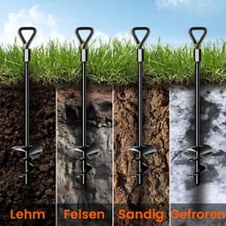 Heavy-Duty Grondankers Tentharingen voor Tentharingen - 8-pack - Hoge windbestendigheid — thumbnail 2