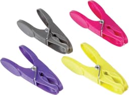 5five Wasknijpers - 128x stuks - gekleurd - kunststof - 8,5 cm - was ophangen — thumbnail 5