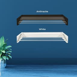 Goodivery ® Ruimtebesparende inklapbare wasdroger voor muur en balkon, ideaal voor binnen en buiten gebruik — thumbnail 3