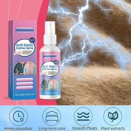 Antistatische spray voor kleding, textiel, meubels en auto's - Vermindert statische elektriciteit, 100ml — thumbnail 3