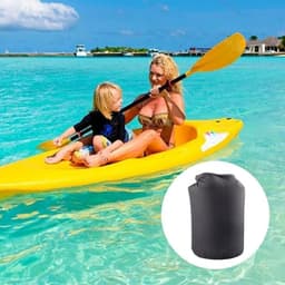 Tassen voor watersport, strandrugzak voor heren, ideaal voor boottochten en outdoor-activiteiten, Zwart, 40L, watertassen — thumbnail 4