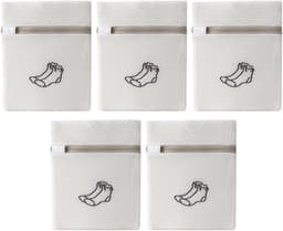 Set van 5 Waszakken voor Sokken, Beschermende Waszakken voor de Wasmachine, Ideaal voor Delicate Kledingstukken en Ondergoed — thumbnail 1