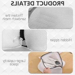 Wasnet Set van 9 Stuks - Herbruikbare Waszakken voor Kleding, Schoenen en Sneakers in Diverse Maten met Drievoudige Dikte — thumbnail 2