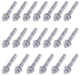 Wigankers 3/8" x 3" - Verzinkt - Heavy duty bevestiging voor beton - 20 stuks — thumbnail 1