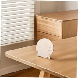 1set Houten Geboorte Aankondigingsbord Voor Geboorte Armband Houder Met Stand Rond Herinneringspaneel Voor Ziekenhuis Babyshower Duurzaam Multifunctioneel — thumbnail 5