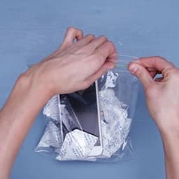 10 x 10 gr silicagel Tyvek-pakketten. Zuivere, veilige en herbruikbare silicagel droogzakjes. Hernieuwbare ontvochtigerzakken - Vocht absorberen. — thumbnail 3