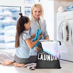 Grote Reiswaszak Set van 2 - Wasbare Waterdichte Tas voor Nat Kleding, Badkleding en Sport - Ideaal voor Gym, Zwembad en Yoga — thumbnail 2