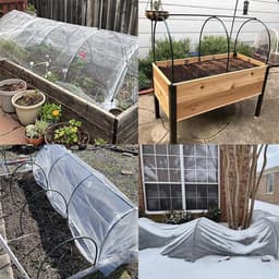 SnelShoppen - 50 Pcs Plant Tunnel Arches voor Verhoogde Bedden - Verwijderbare Folietunnel voor Tuin - Glasvezel, 38 cm, Hoops, Grondankers, Tuinacces — thumbnail 4
