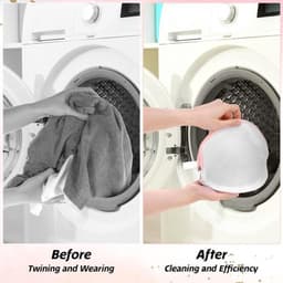2 stuks BH wasnet - Netwasnet met ritssluiting voor wasmachine - Herbruikbare waszakken voor kleding, ondergoed en beha's - Roze — thumbnail 5
