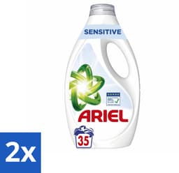 Ariel – Sensitive – Vloeibaar Wasmiddel – 1,58 L - Voordeelverpakking - 2 stuks — thumbnail 1