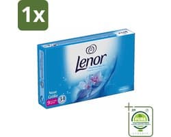 1 x Lenor - Droogtrommeldoekjes - Aprilfris - Textielverfrisser - 34 Doekjes - Droogtrommeldoekjes - Frisheid - Wasdoekjes - Statische Elektriciteit - Textielverfrisser