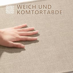 Wasmachine Beschermer - 60 x 60 cm - Wasmachine Droger Mat - Wasmachine Hoes - Afdekking Voor Wasmachine of Droger - Apparaten Beschermen - voor Wasmachine, Droger, Koelkast, Kleine Meubels - Beige — thumbnail 5