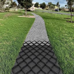 Grond Grid - Grind Stabilisator - Opritten Stabiliseren - Hoge Draagkracht - 40x40 cm - Zwart — thumbnail 1