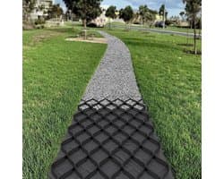 Grond Grid - Grind Stabilisator - Opritten Stabiliseren - Hoge Draagkracht - 40x40 cm - Zwart