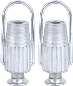 Set van 2 Aluminium Clips voor Waslijn - Kledinglijn Aanspanners - Handige Huishoudelijke Artikelen voor Wasruimte — thumbnail 1