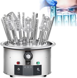 Glaswerk Droger - Lab Droogapparatuur - Snel Glaswerk Drogen - Roestvrij Staal - 20 Droogpijpen - Zilver — thumbnail 1