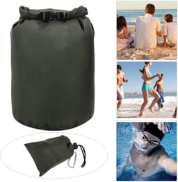 Dry Bag Ultra Lichtgewicht Dry Sacks Outdoor Sporttas Opbergtas voor Strand Varen Zwemmen Camping Wandelen(50L-Militair Groen) — thumbnail 5