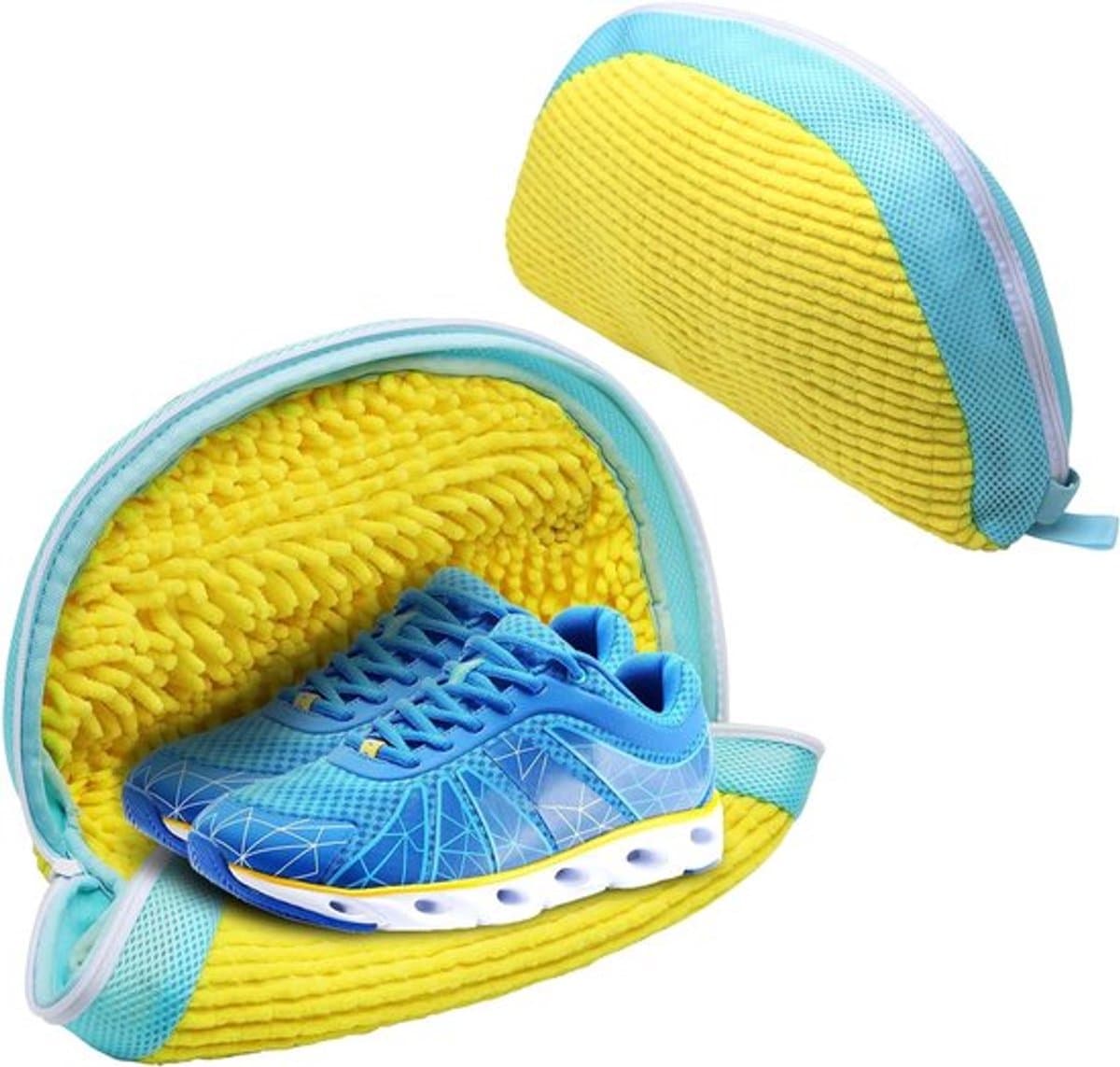 Schoenwaszak voor de wasmachine - Dikke waszak voor sneakers, gymschoenen en canvas schoenen met verhoogde wrijving — afbeelding 1