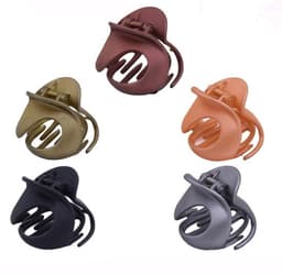 5 stuks klauwenclips, vintage haarspelden haargrijpers antislip plastic klauwenclips voor vrouwen — thumbnail 1