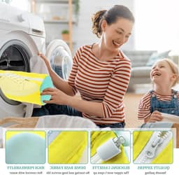 Set van 2 microvezel waszakken voor schoenen, geschikt voor wasmachine, met rits voor optimale reiniging en bescherming van je schoenen — thumbnail 2
