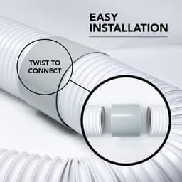 Dailygoods- Afvoerslang Adapter 150mm - Koppeling voor Airconditioners - Slangadapter voor Ventilatie - Verwarming - Keuken/Badkamer - Geschikt voor Droger — thumbnail 5