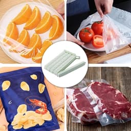 Snackzakclips - Voedselklemmen - Voedsel Vers Houden - Innovatieve Afdichtingstechnologie - 5 Stuks - Multicolor — thumbnail 3