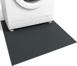 Cheqo® Anti Trillingsmat Wasmachine en Wasdroger - Antislipmat - Trillingsdemper - Geluidsdempende Mat - Anti Vibratiemat - Dempingsmat - Wasmachine Onderlegger - Vloerbeschermingsmat voor Vaatwasser en Fitnessapparaat - Trilmat - Grijs — thumbnail 1