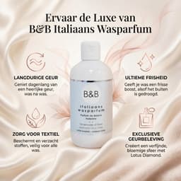 SnelShoppen - B&B Italiaans Wasparfum Lotus Diamant 250ml – Luxe Bloemige Geur voor Was, Geurversterker, Zachte Textielgeur, Tot 25 Wasbeurten — thumbnail 5