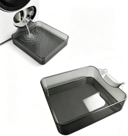 Lekbak wasmachine - Universeel - Wateropvang - Afvoer - Opvangbak tegen lekkage - Opstaande Rand - Afvoerbak - Lekbak Koelkast Vaatwasser Diepvriezer - voor appartementen, garages en huurwoningen - Transparant grijs — thumbnail 1