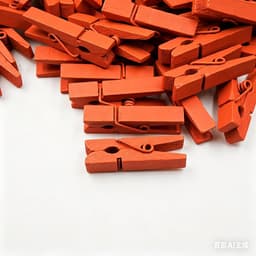 Wasknijpers, gekleurde natuur, 3,5 cm, schattige kleine kleurrijke mini-wasknijpers, sierklemmen voor foto's, kleine houten decoratie, clips, ansichtkaarten, geschenken — thumbnail 1