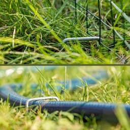 SnelShoppen - 100x Grondankers van Gecoat Staal - Robuuste Grondspikes voor het Bevestigen van Onkruiddoek, Folies en Tuinaccessoires - Ideaal voor Tu — thumbnail 4
