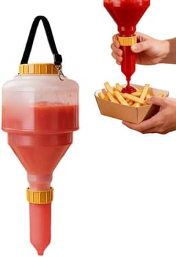 Knijpfles - Voedselveilig Materiaal - Lekdicht en Afneembaar - Voor Keuken en Restaurant — thumbnail 1