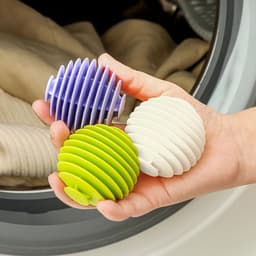 ballen wasballen herbruikbare wasballen siliconen droger ballen voor snel drogen en verminderen van vouwen voor kleding Pack van 4 — thumbnail 5