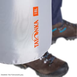 Rugzak Dry Sack, 18 liter, waterdichte pakzak met rolsluiting en steeksluiting, van gerecycled polyester, inhoud 18 liter, zwart — thumbnail 5