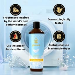 SnelShoppen - Giovani Fresh Cotton wash perfume 100 ml | Vers-poezier geur van schone was - Ideaal wasparfum voor beddengoed & kinderkleding | 20 wasb — thumbnail 3