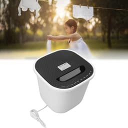 6L mini-wasmachine voorwaartse en achterwaartse rotatie - draagbare waslijn voor kamperen en slaapzalen - USB-voeding - automatische uitschakeling - Mini wasmachine — thumbnail 1
