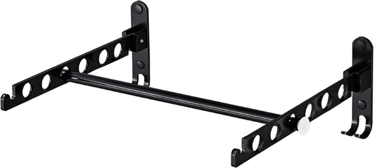 Opknoping Drogen Rekken - Aluminiumlegering Wandmontage Roterende Folding Kleding Droogrek - Balkon Kleding Hanger - Kast Organizer voor Badkamers en Wasruimtes — afbeelding 1