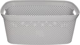 Storage Solutions wasmand - 35 liter - grijs - 54 x 34 x 23 cm - Kunststof - Draagmand — thumbnail 3