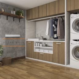 Intrekbaar inklapbaar wandmontage droogrek voor binnen of buiten - ruimtebesparend compact slank design - wit 100 cm — thumbnail 3