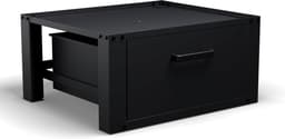 Bodo® - Wasmachine Verhoger - Kast - Ombouw met Lade - Zwart - 63x54x31cm — thumbnail 1