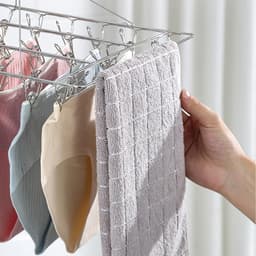 Roestvrijstalen sokken-drogers wasrek draaibare sokkenhouder - winddichte kleerhanger - 40 wasknijpers - sokken ondergoed - kleding handschoenen - handdoeken — thumbnail 5